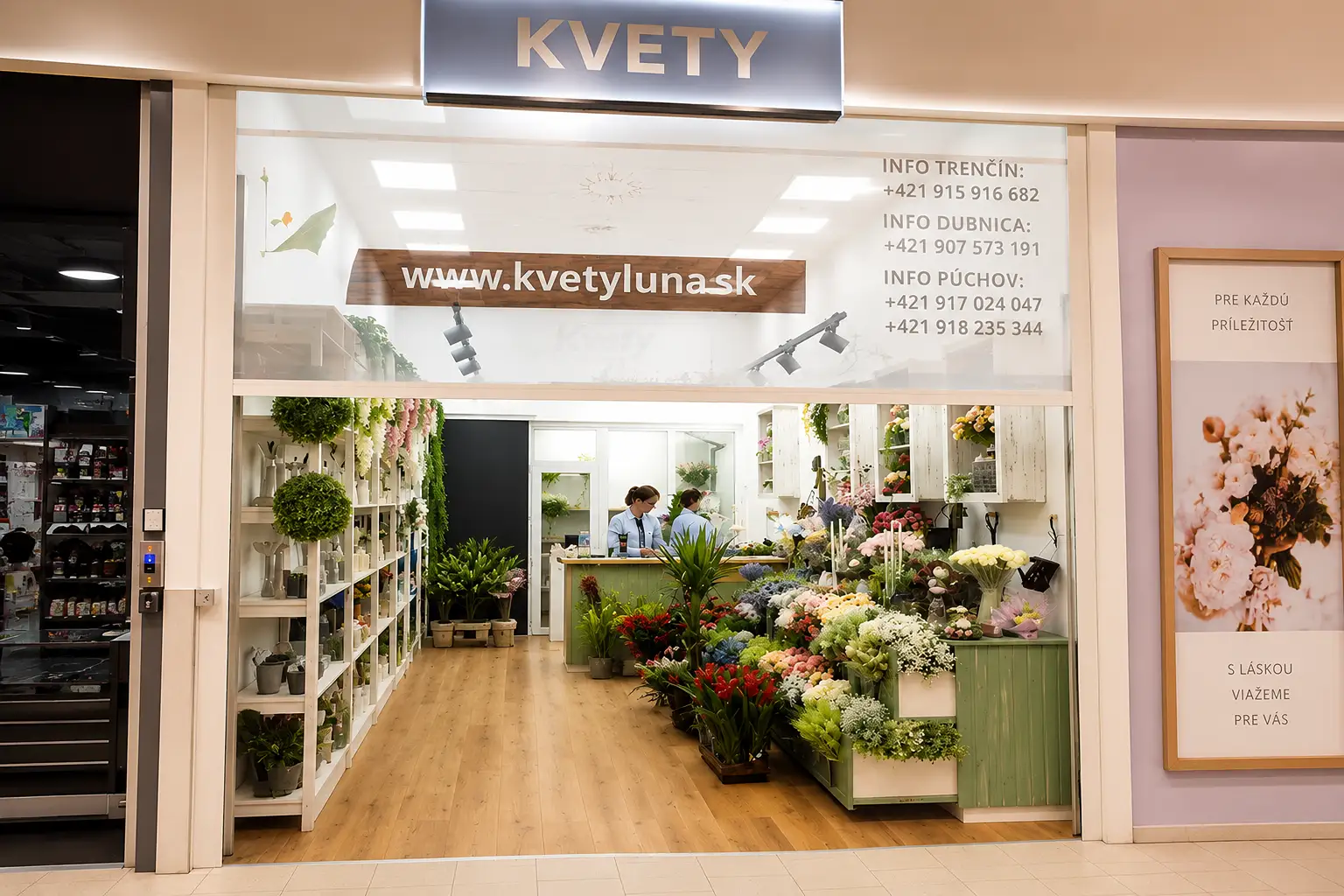 Predajňa Kvety LUNEX
